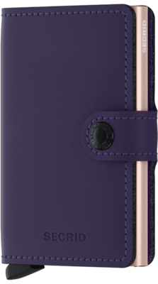 Secrid Miniwallet - Matte Purple-Rose