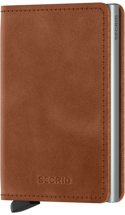 Secrid Slimwallet - Vintage Cognac Silver