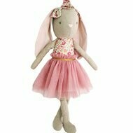 Alimrose Linen Pearl Cuddle Bunny Blush