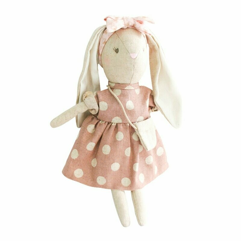 Alimrose Mini Sofia Bunny Mauve 27cm