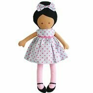 Alimrose Maggie Doll Berry Polka 52cm