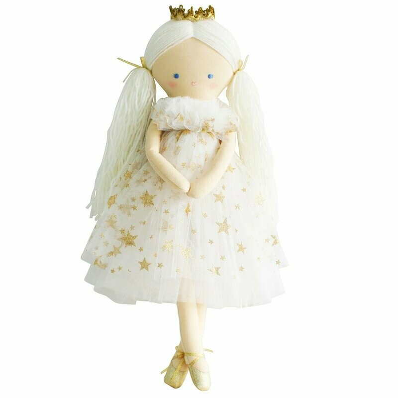 Alimrose Penelope Princess Gold Star Tulle 50cm