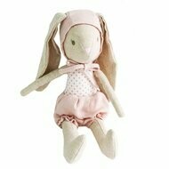 Alimrose Baby Girl Bunny In Bonnet 26cm
