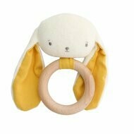 Alimrose Bunny Teether Rattle Butterscotch