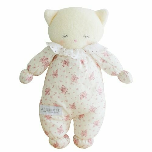 Alimrose Asleep Awake Kitty ivory Pink