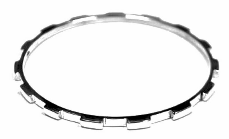 Ironclay Silver Bangle Raised Rectangles