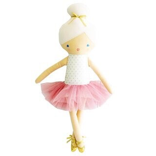 Alimrose Betty Ballerina 43cm Silver Blush