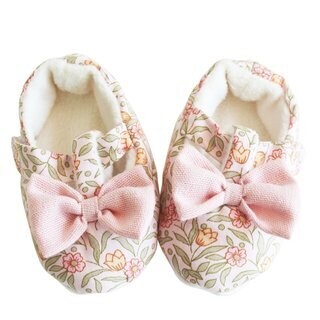 Alimrose Bow Booties Blossom Lily Pink