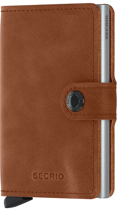Secrid Miniwallet - Vintage Cognac Silver