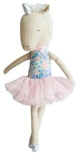 Alimrose Yvette Unicorn Doll Liberty Blue 43cm