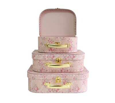 Alimrose Carry Case Pink Floral Wreath - Large
