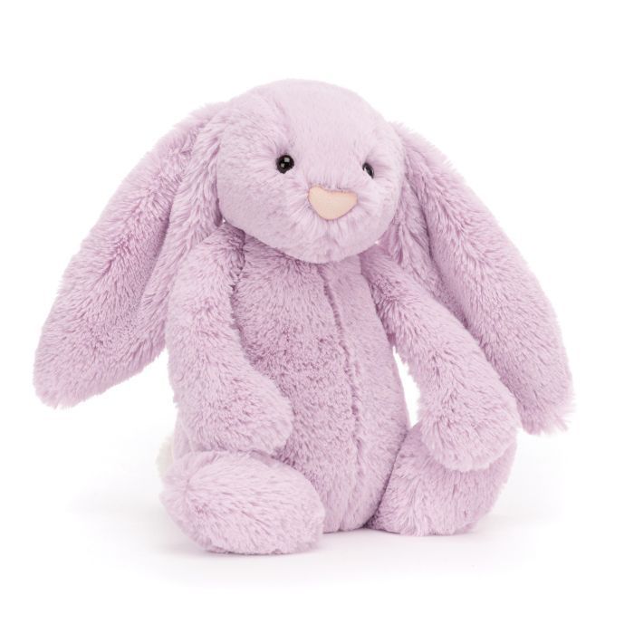Jellycat Bashful Lilac Bunny (Med)