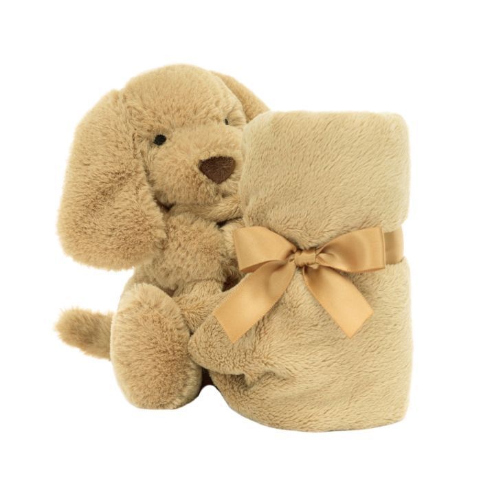 Jellycat Bashful Toffee Puppy Soother Beige