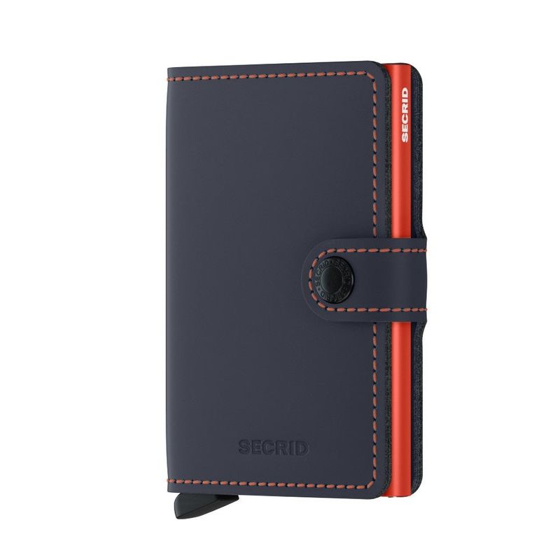 Miniwallet Matte Nightblue & Orange
