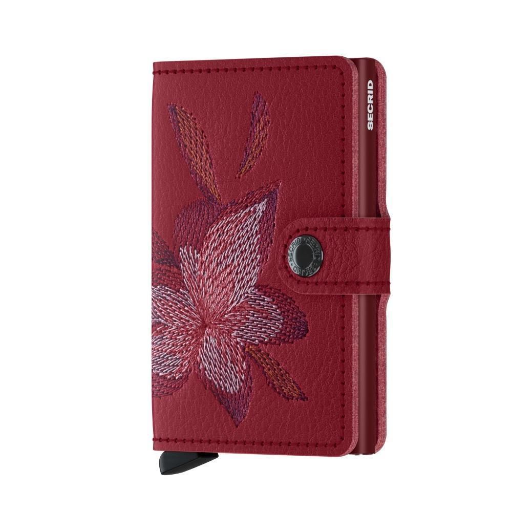 Miniwallet Stitch Magnolia Rosso