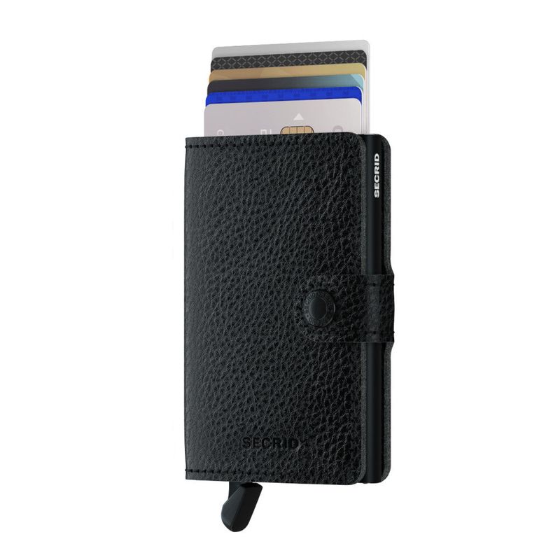 Miniwallet Veg Black
