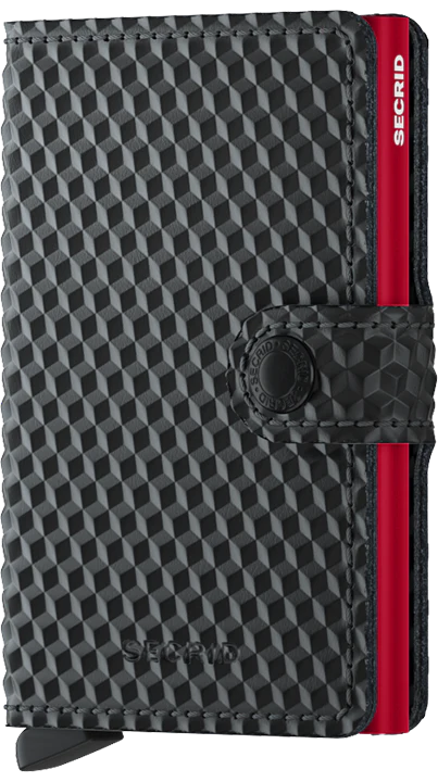 Miniwallet Cubic Black-Red