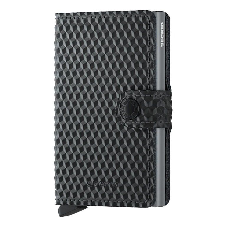 Miniwallet Cubic Black-Titanium