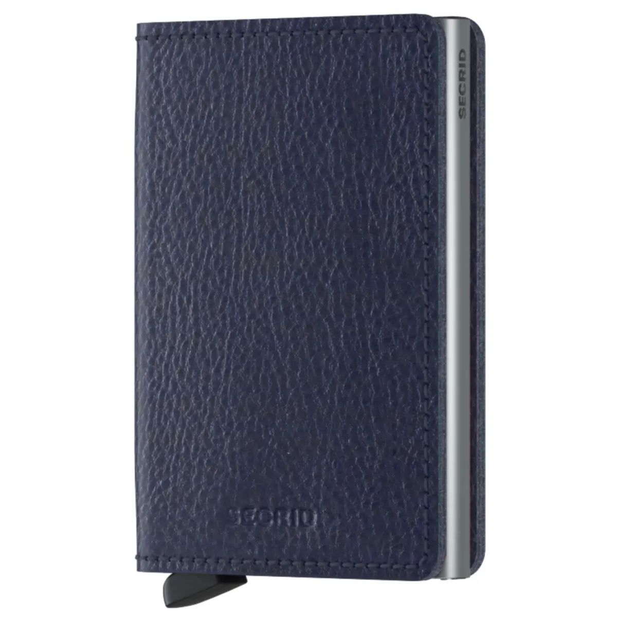 Slimwallet Veg Navy-Silver