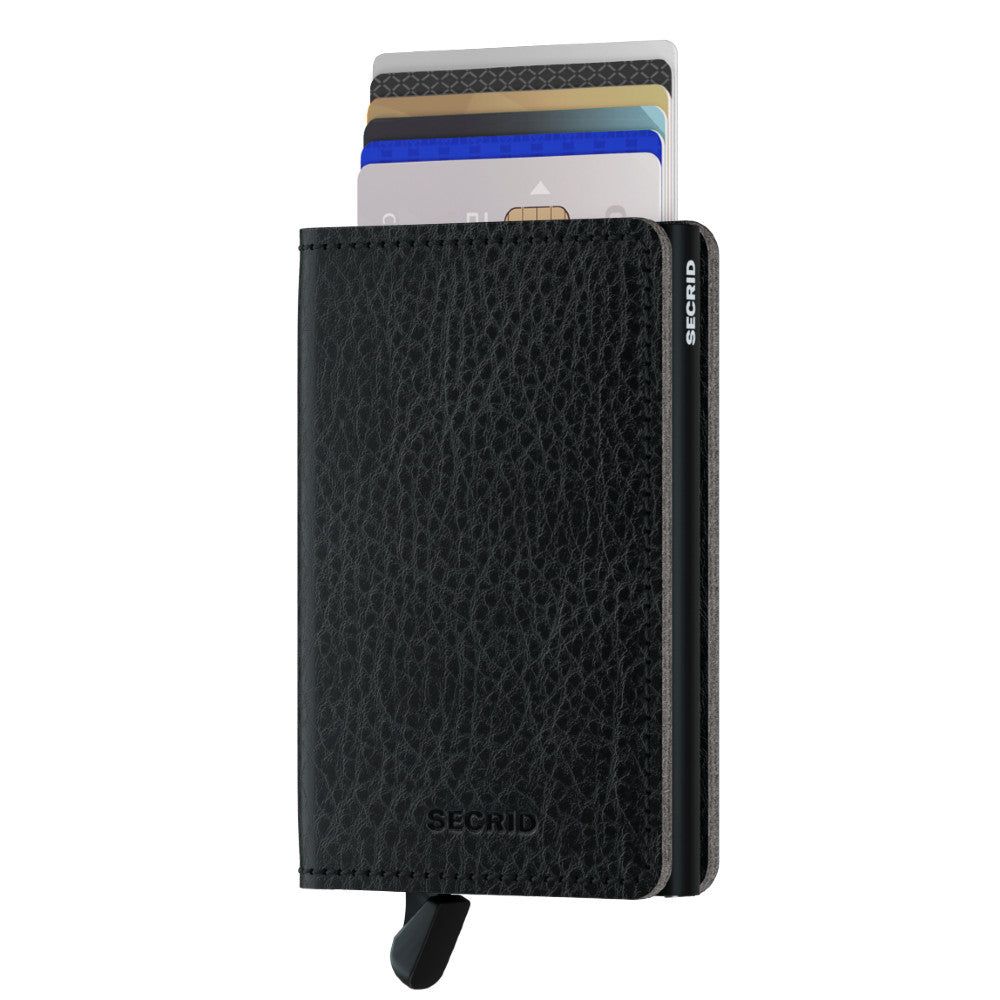 Slimwallet Veg Black-Black