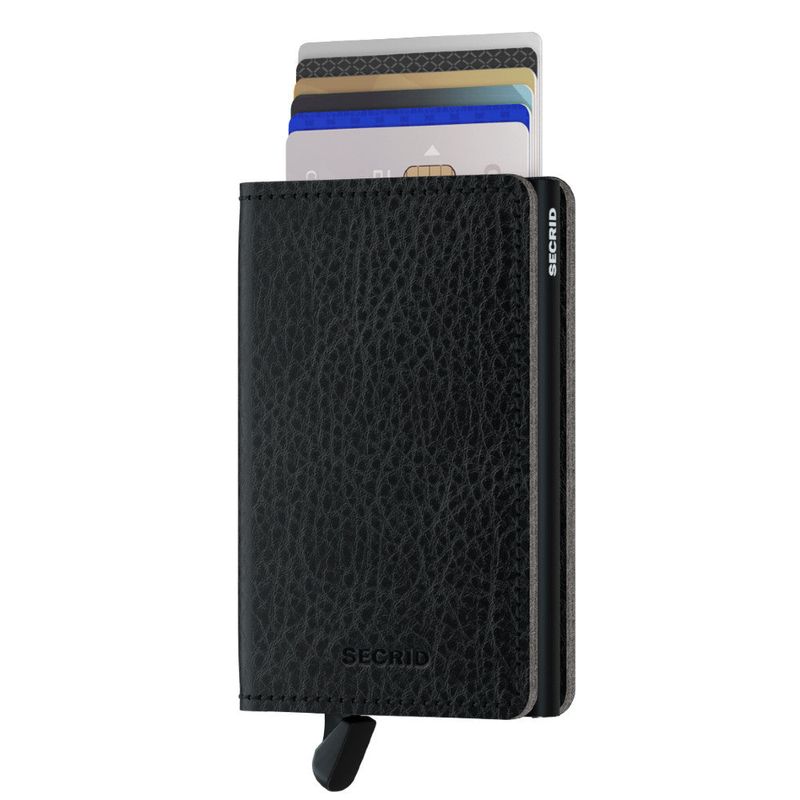 Slimwallet Veg Black-Black