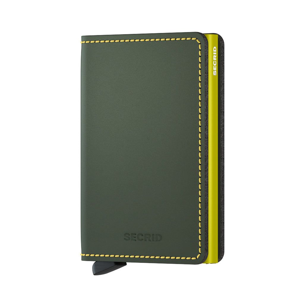 Slimwallet Matte Green-Lime