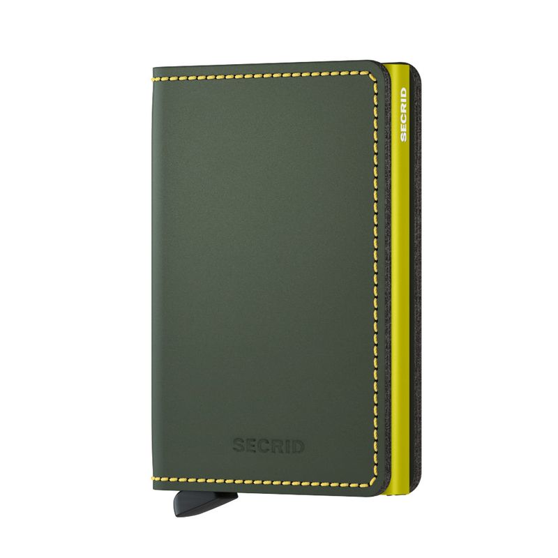 Slimwallet Matte Green-Lime