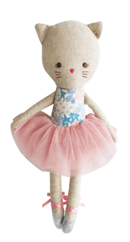Alimrose Odette Kitty Ballerina Liberty Blue