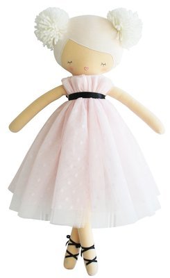 Alimrose Scarlett Pom Pom Doll 48cm Pink