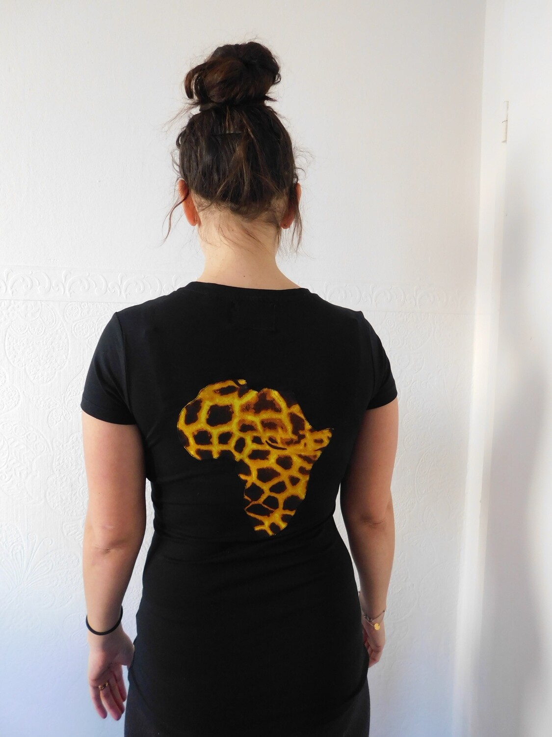 Maame's T-Shirt African Style - Giraffe - Female - Size M