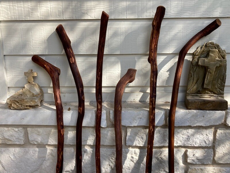 Handcrafted Hiking Sticks