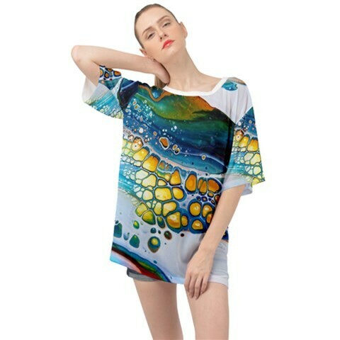 Chiffon Coverall Tee