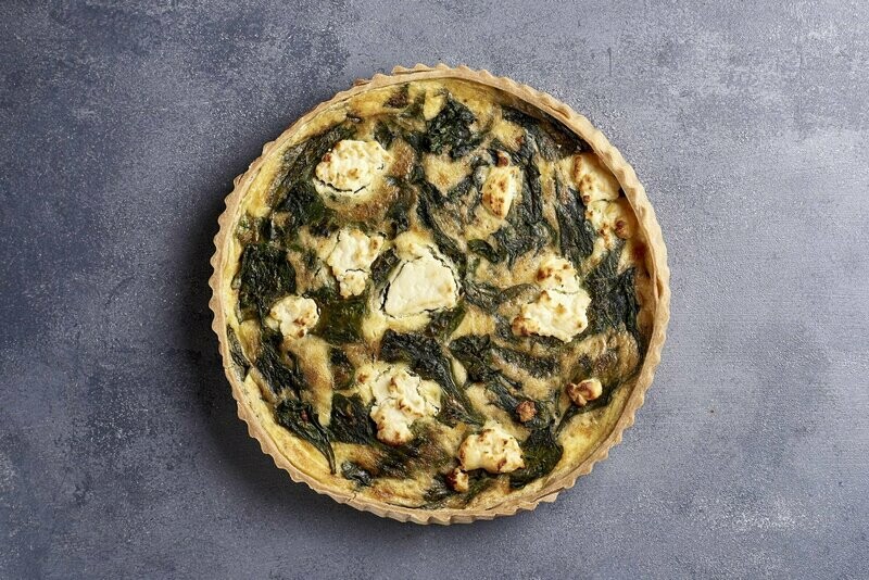 quiche chèvre et épinard