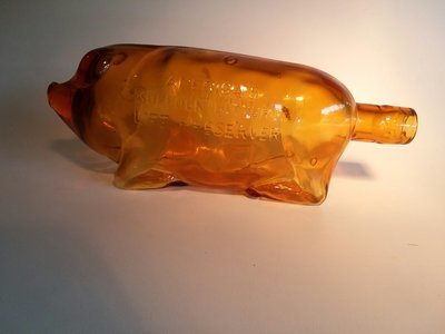 Pig shaped bottle