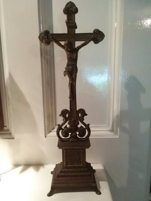 Bronze French Crucifix