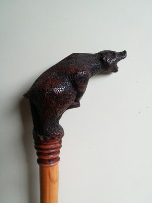 Figural Cane of Bear 