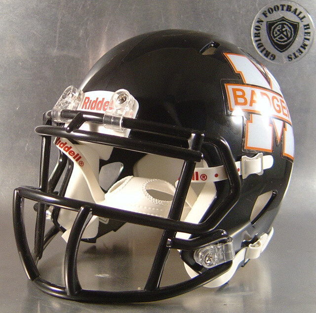McCamey Badgers HS 2016 (TX) - mini-helmet