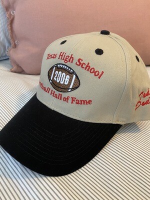 Todd Dodge - Signed Hat 2006 Hall of Fame Inductee
