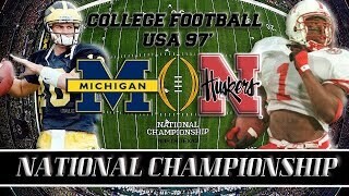 1997 National Championship Controversy Nebraska or Michigan 2-pack