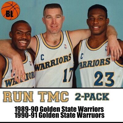RUN TMC 89-90 and 90-91 Golden State (N) - BL team sheets