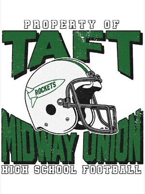 1972 Taft Midway Union (CA) - FNL team sheet​​