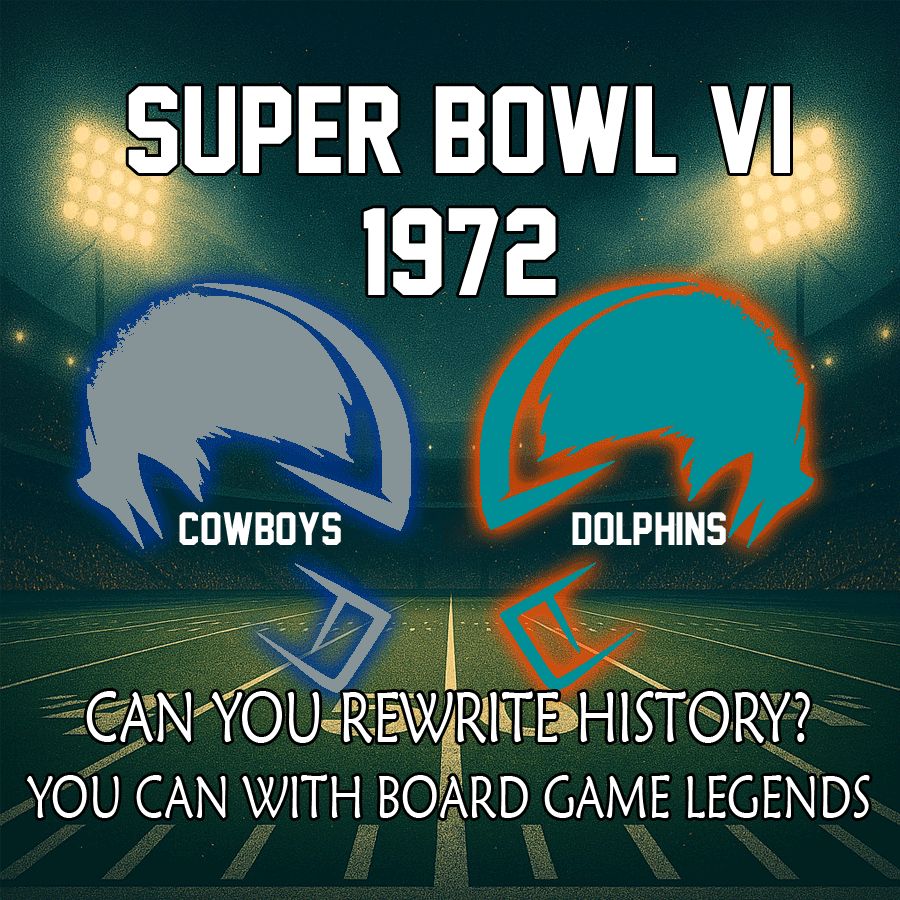 Super Bowl 1972 Two-Pack: Dallas Cowboys vs Miami Dolphins