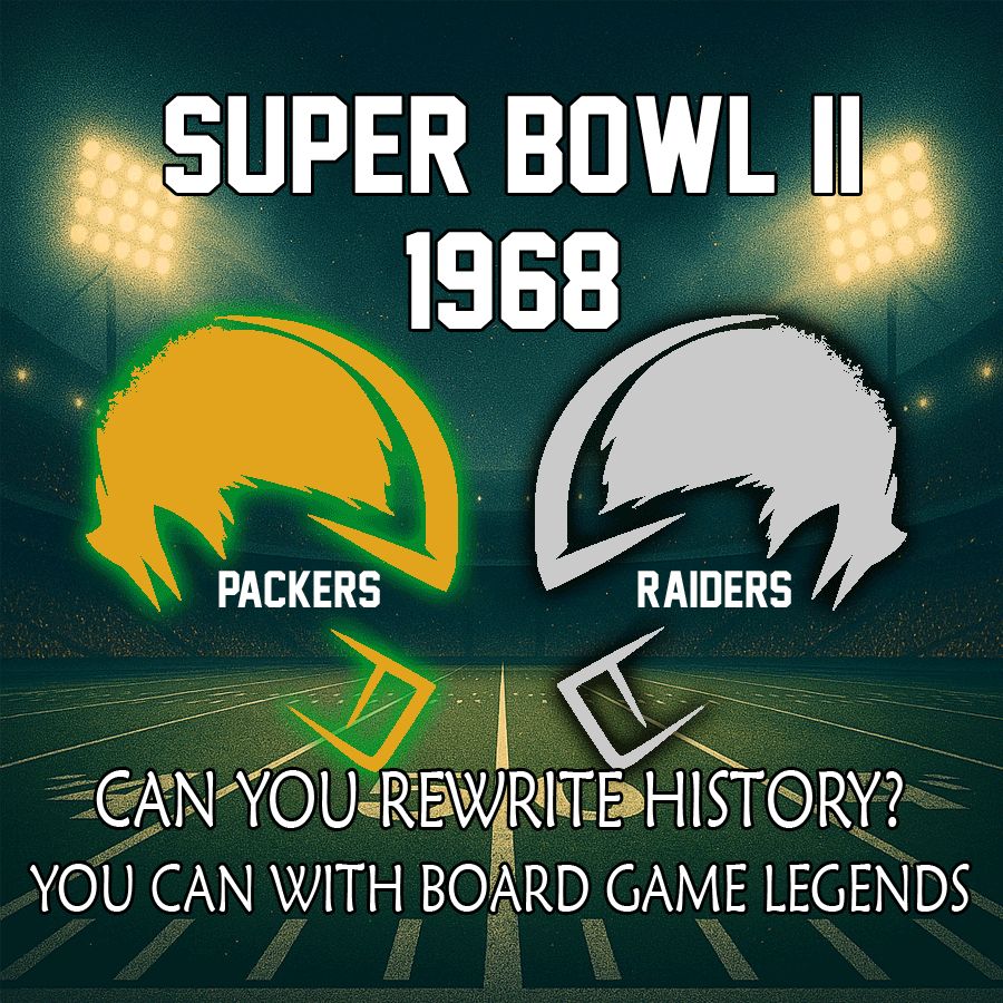 Super Bowl 1968 Two-Pack: Green Bay Packers vs Oakland Raiders