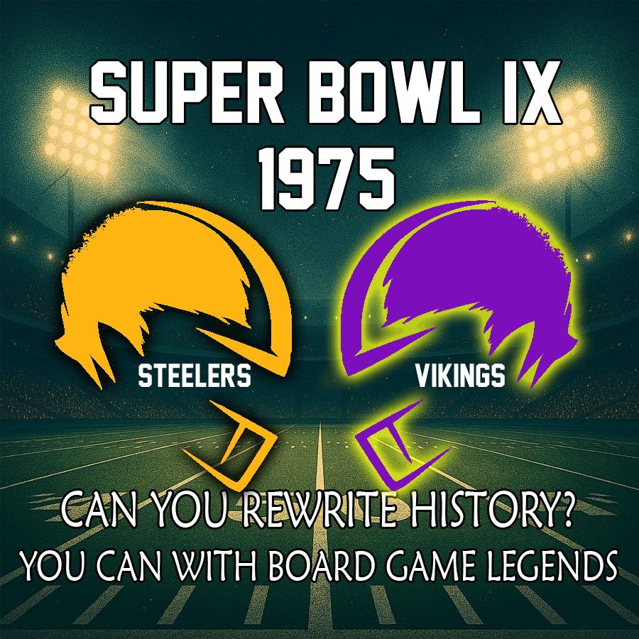 Super Bowl 1975 Two-Pack: Pittsburgh Steelers vs Minnesota Vikings