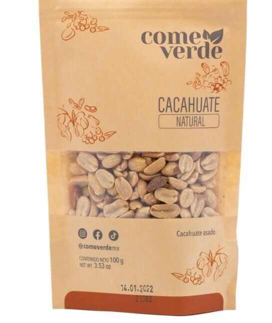 Snack saludable de Cacahuates (natural)