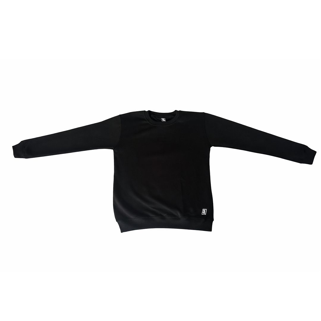 MFB Brand Black Classic Crewneck Sweatshirt