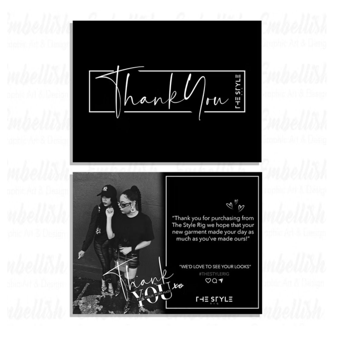 Thank You Card Design