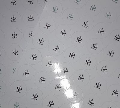 1 Sheet of 1" Stickers - 80 stickers on a sheet