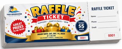 Custom Raffle Ticket Design &amp; Printing