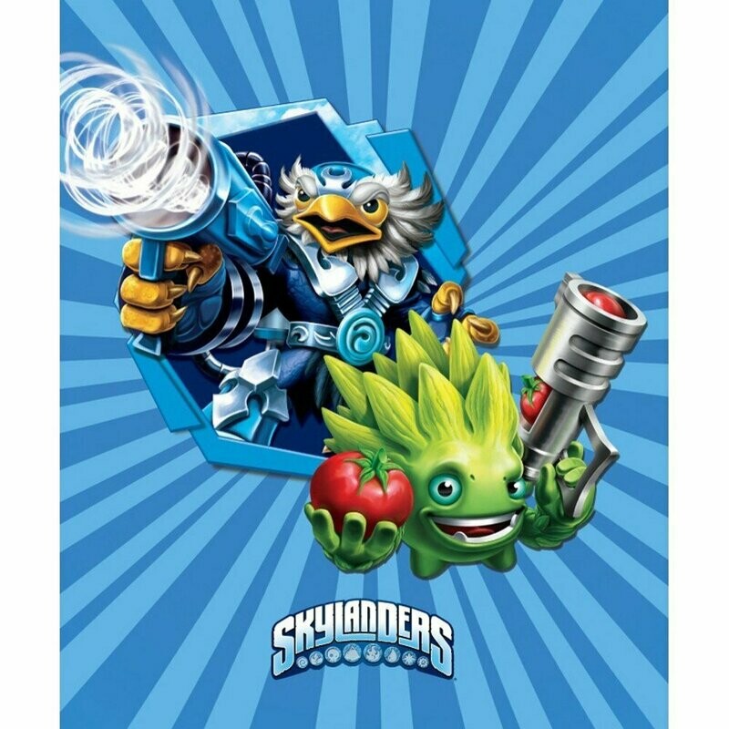 Skylanders Trap Team Blue | Polar Fleece Throw Blanket